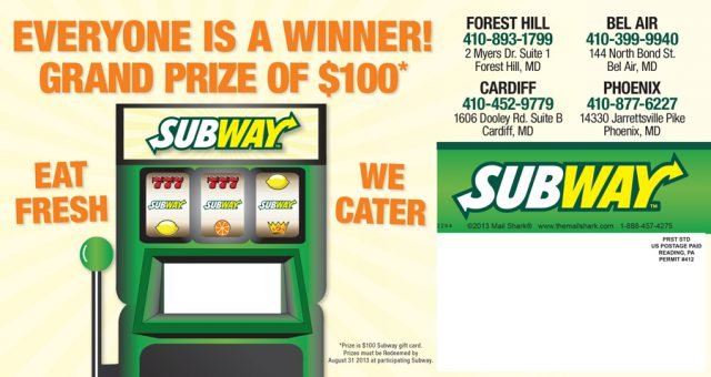 Subway Postcard Scratch-Off