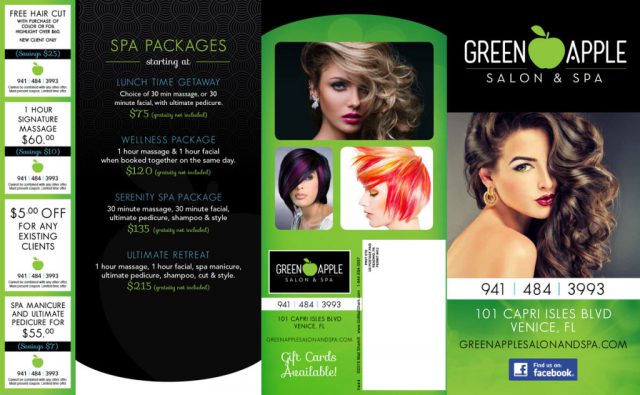 Green Apple Salon & Spa Brochure