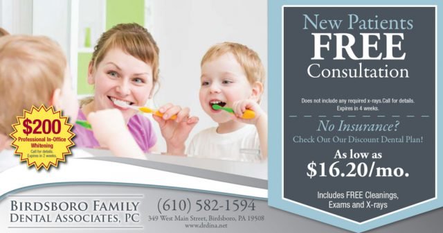 Birdsboro Family Dental Postcard