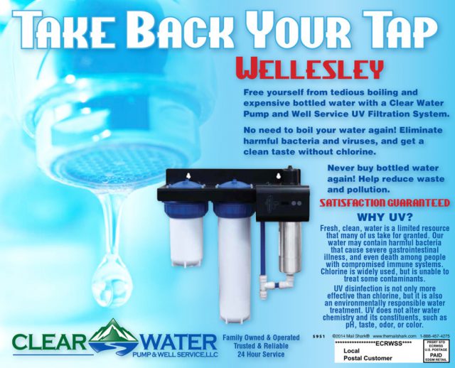 Clear Water Pump & Well Postcard
