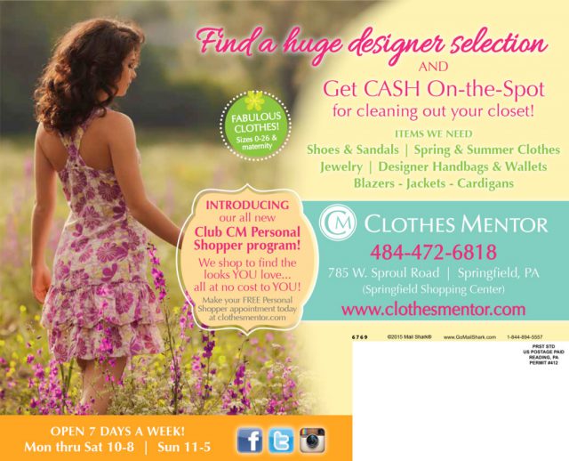 Clothes Mentor Postcard