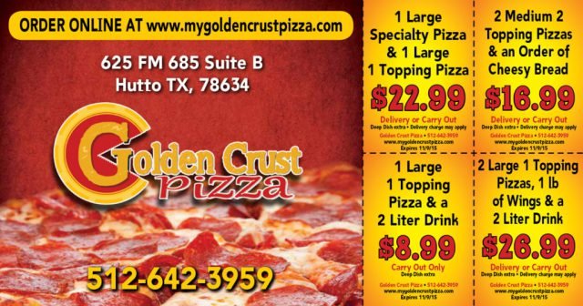 Golden Crust Pizza Postcard