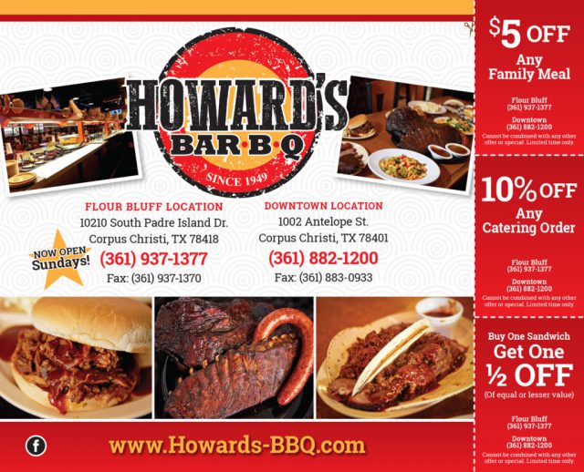 Howard's BBQ Postcard