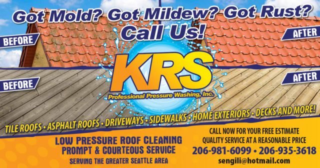 KRS Professional Pressure Washing Postcard