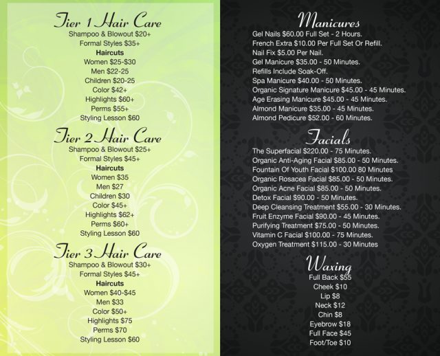 Elegance Salon & Medical Spa Brochure