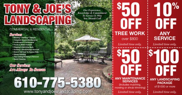 Tony & Joe's Landscaping Postcard