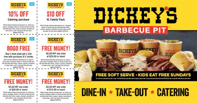 Dickey's Barbecue Pit Postcard Scratch-Off