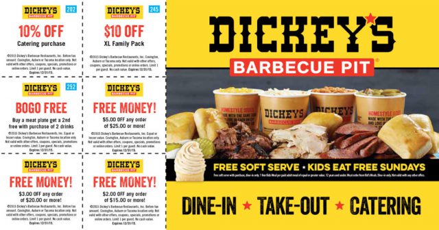 Dickey's Barbecue Pit Postcard Scratch-Off