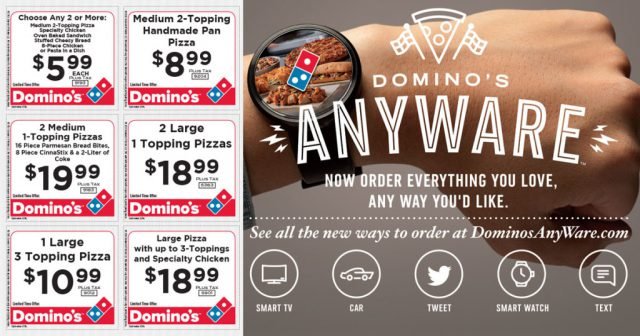 Domino's Postcard Scratch-Off