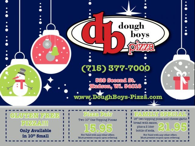 Dough Boys Pizza Box Topper (December)
