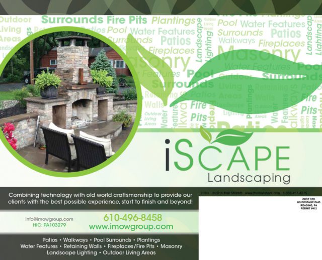 iScape Landscaping Postcard