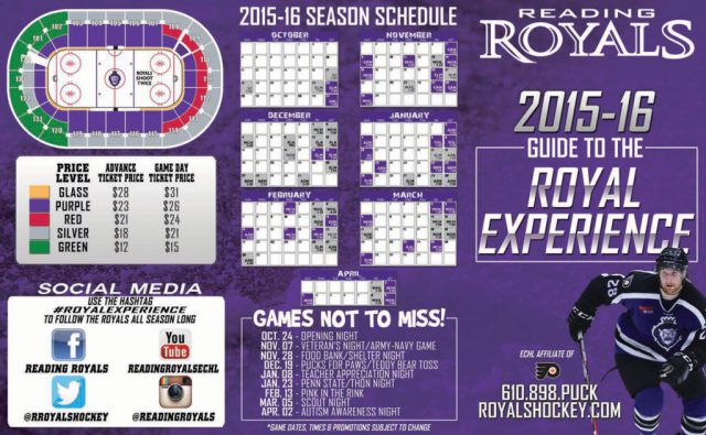 Reading Royals Brochure