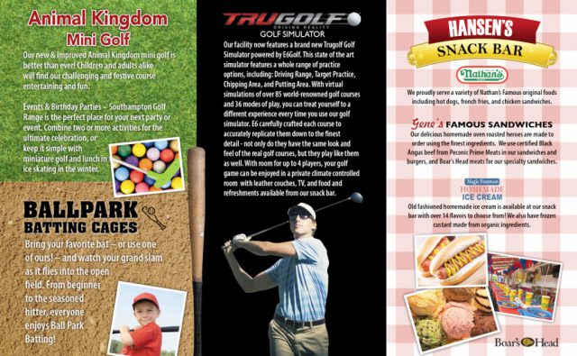 Southampton Golf Range Brochure