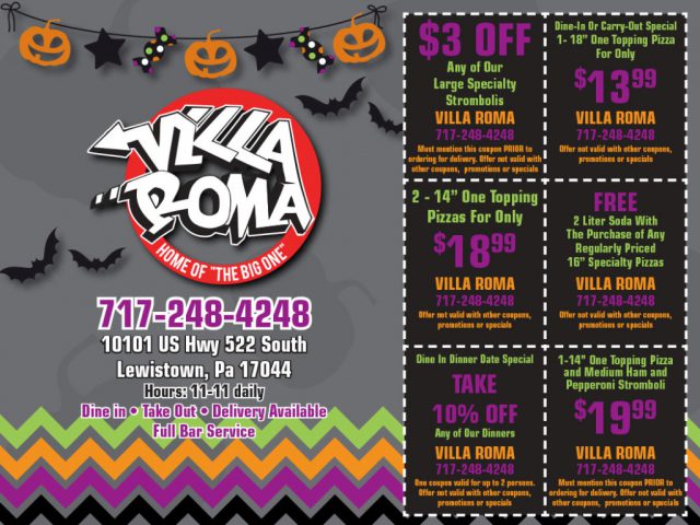 Villa Roma Box Topper (October)