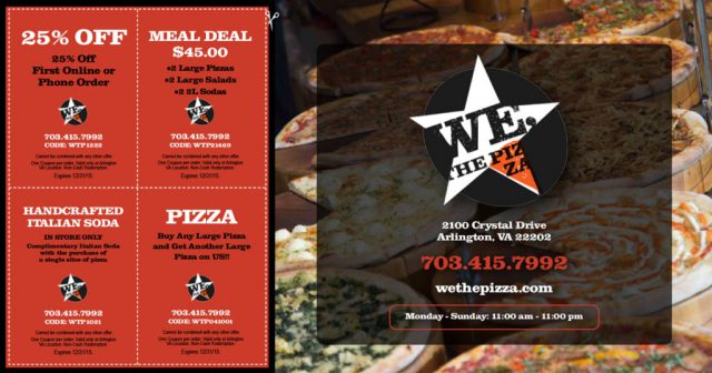 We The Pizza Postcard Scratch-Off