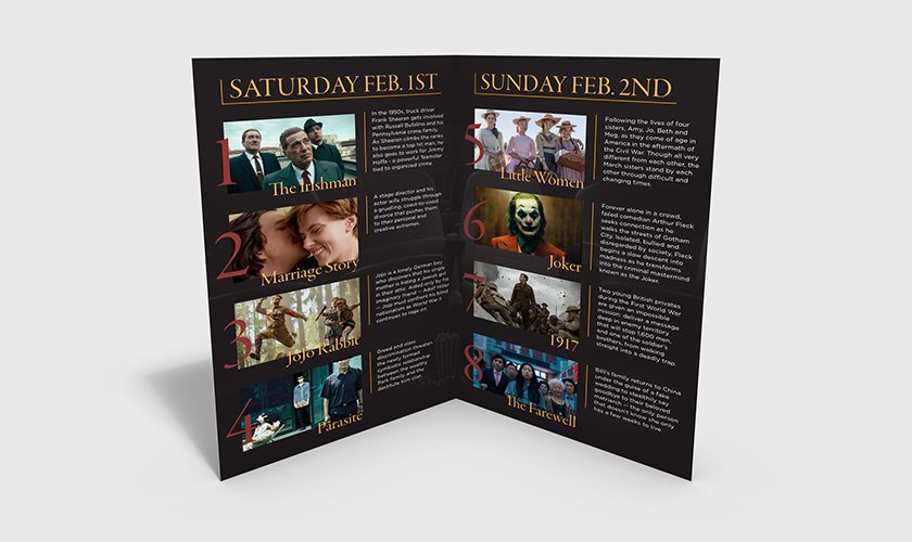 Standard Direct Mail Flyer - Entertainment