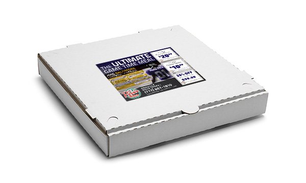 Pizza Box Topper Example