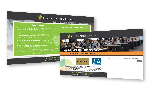 Oversized Scratch-Off Postcard