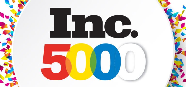 Inc. 5000 Logo with confetti