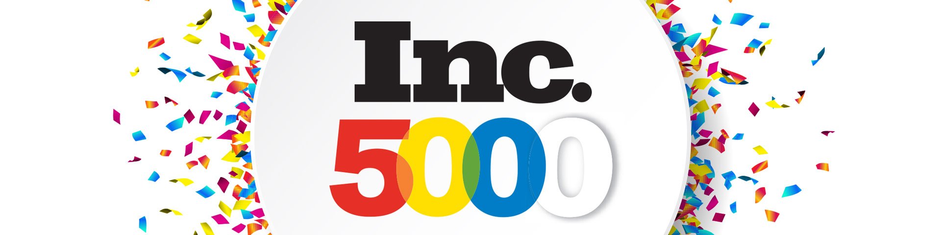 Inc. 5000 Logo with confetti