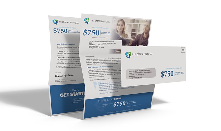 Double-sided 8.5″ × 11″ financial offer letter.