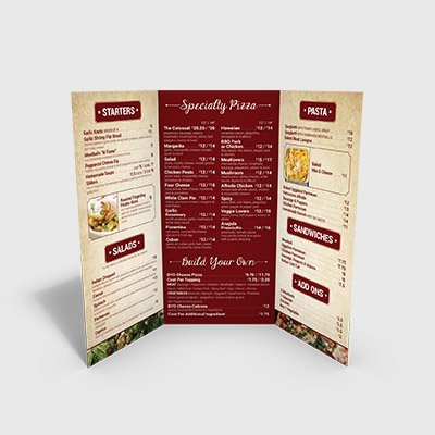 Direct Mail Menus