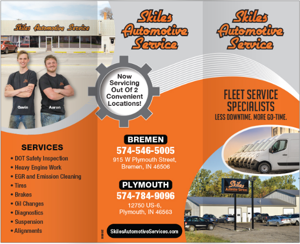 Specialty Auto Shop Brochure Mailer