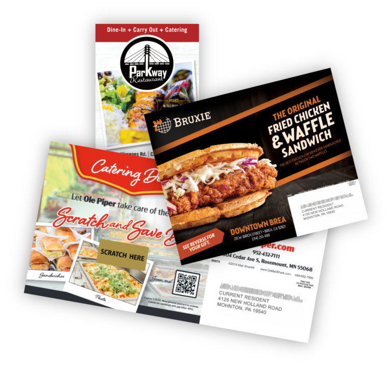Direct Mail Restaurant Examples Affordable Direct Mail Options for Restaurants | Mail Shark