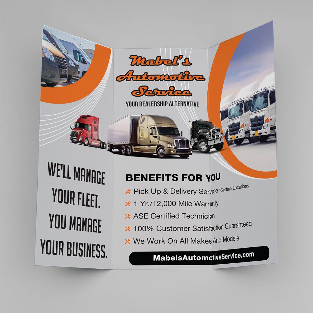 Specialty Automotive Brochure Mailer