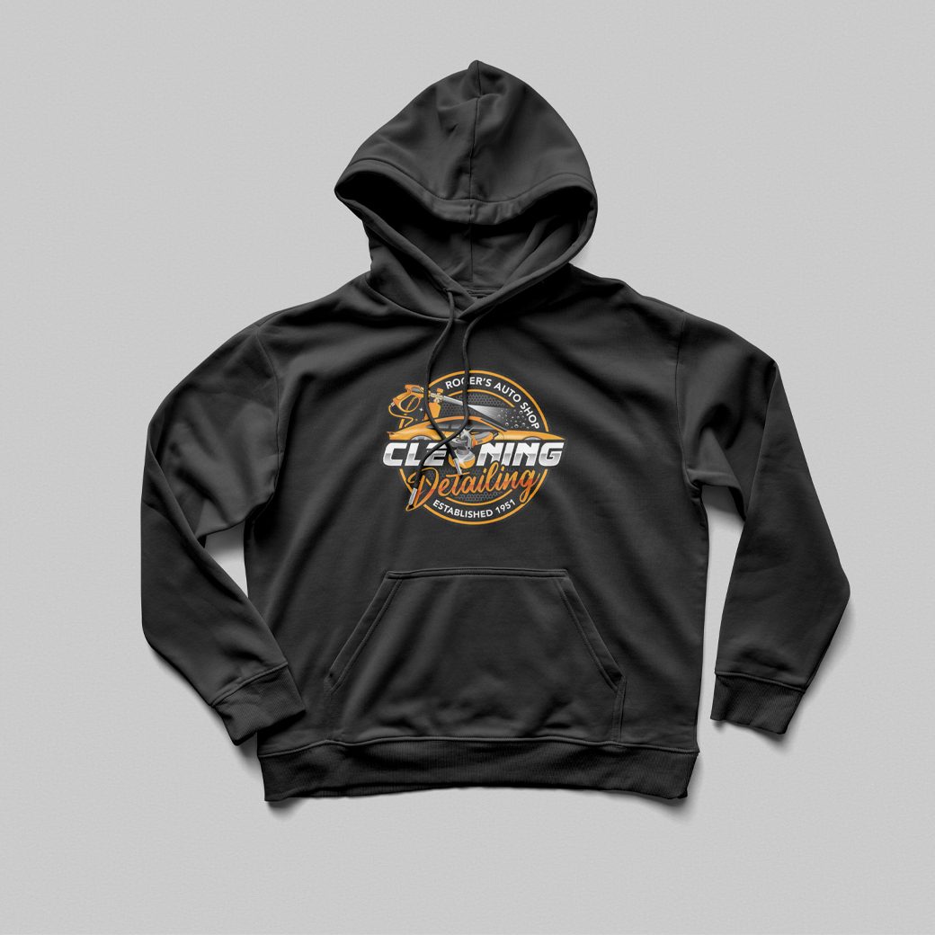 Custom Automotive Shop Hoodie Printing