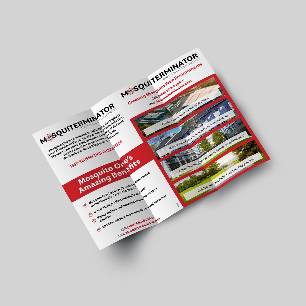 Small Brochure for Exterminators