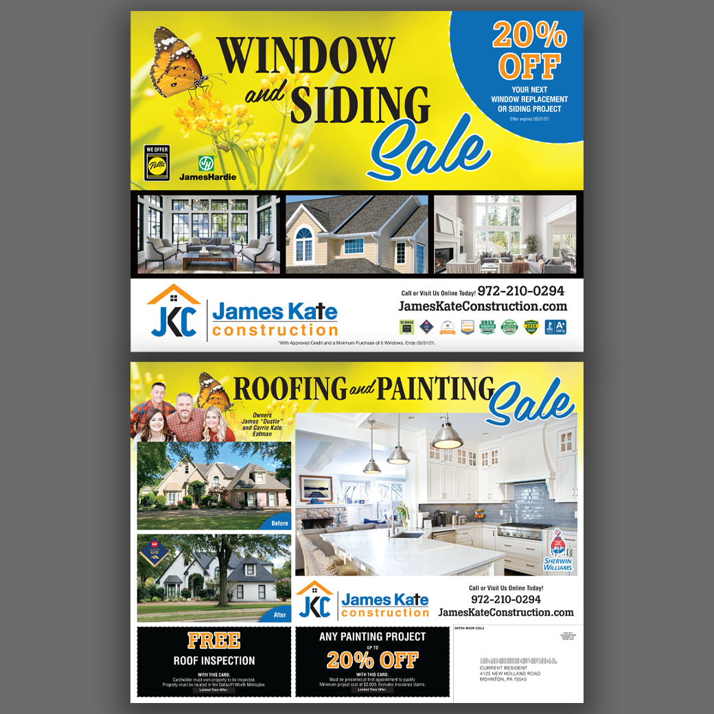 Roofing Colossal Postcard