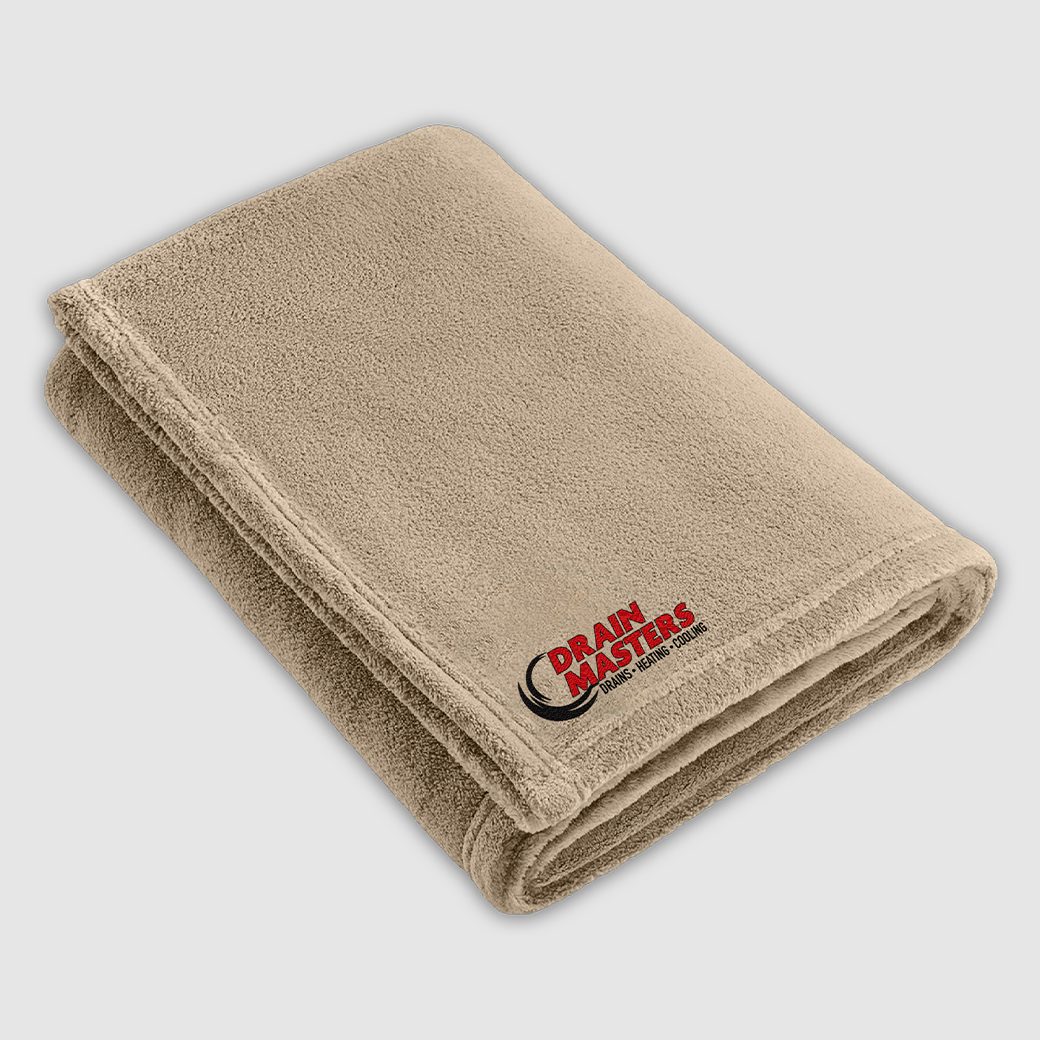 Embroidered blanket example