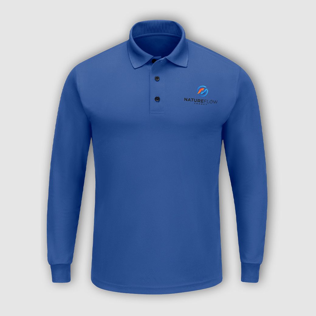 Embroidered polo sample